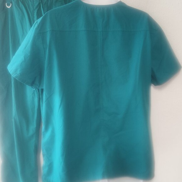 Dickies *** 2-piece Scrub Set, Turquoise, in size XL/Tall NWOT - Picture 9 of 12